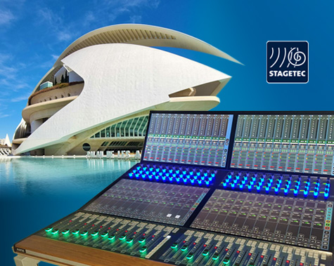 Palau De Les Arts de Valencia con la consola Avatus de Stagetec